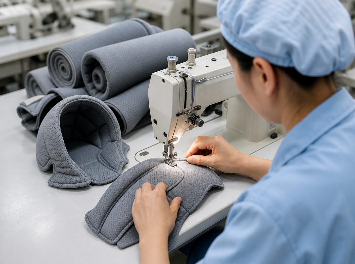 Liner sewing